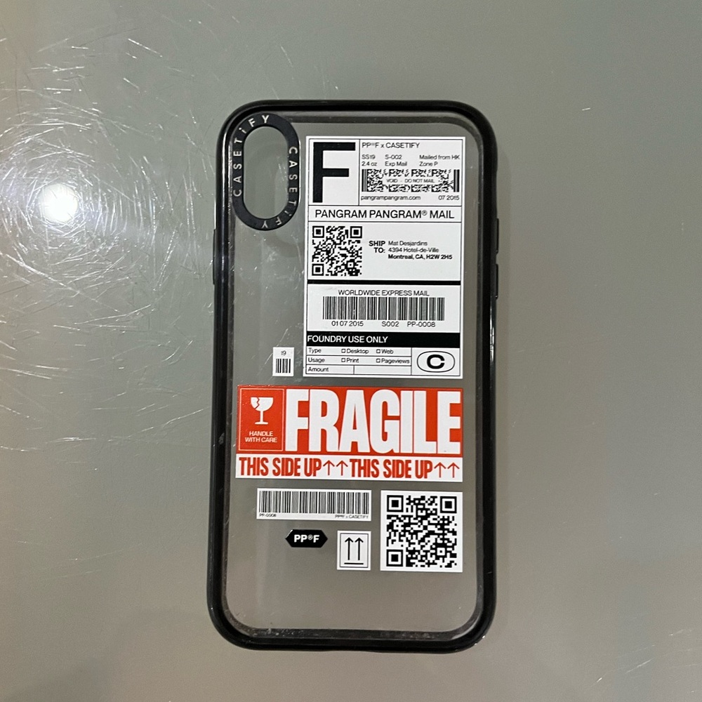 Casetify Iphone 10 case .